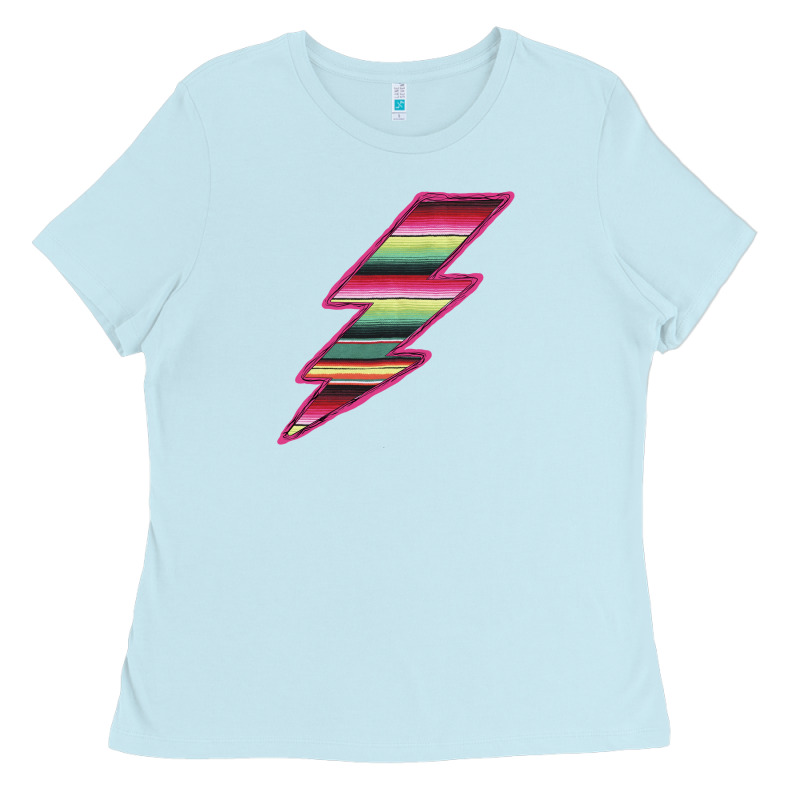 Pink Serape Lightning Ladies Tee by Bettercallsaul | Teevron