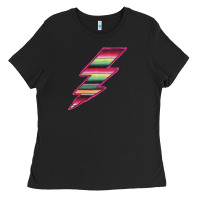 Black Pink Serape Lightning Ladies Tee - Bettercallsaul