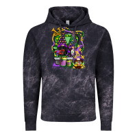 Cloud Black mardi gras gnomies truck Vintage Hoodie - CowGirlArtShop