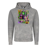 Cloud Rock mardi gras gnomies truck Vintage Hoodie - CowGirlArtShop