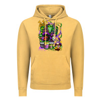 Vintage Mustard mardi gras gnomies truck Vintage Hoodie - CowGirlArtShop