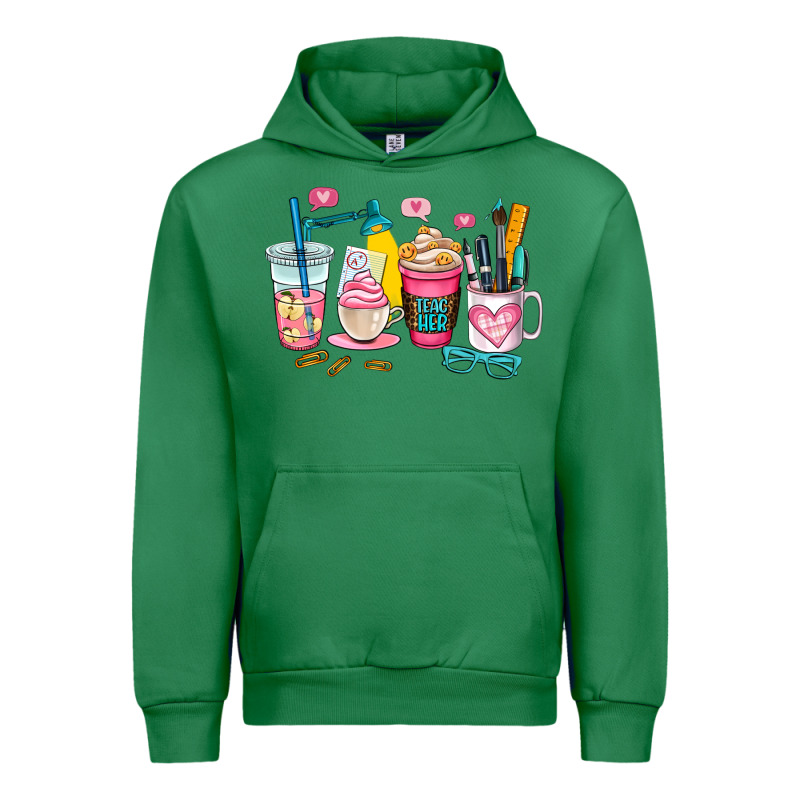 Teacher Coffee Cup Urban Hoodie by AdoDesignShop | Teevron