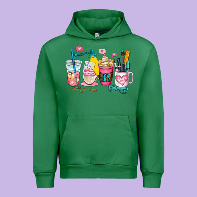 Teacher Coffee Cup Urban Hoodie Designed By Adodesignshop