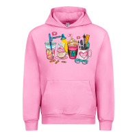 Fuchsia Pink teacher coffee cup Urban Hoodie - AdoDesignShop