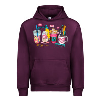 Mauve Wine teacher coffee cup Urban Hoodie - AdoDesignShop