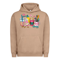 Pigment Burro teacher coffee cup Urban Hoodie - AdoDesignShop