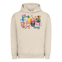 Pigment French Oak teacher coffee cup Urban Hoodie - AdoDesignShop