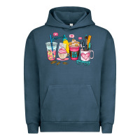 Pigment Midnight Navy teacher coffee cup Urban Hoodie - AdoDesignShop