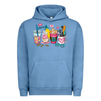 Pigment Pebble Blue teacher coffee cup Urban Hoodie - AdoDesignShop