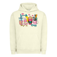 Pigment Pistachio teacher coffee cup Urban Hoodie - AdoDesignShop
