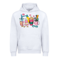 White teacher coffee cup Urban Hoodie - AdoDesignShop