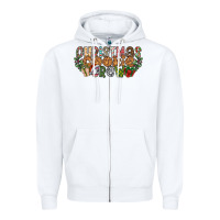 White christmas cookie crew Zipper Hoodie - CowhideDigitalArt