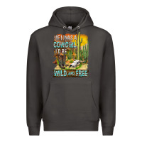 Smoke If Was A Cowgirl I'd Be Wild And Free Premium Hoodie - FaDigitalArtStudio