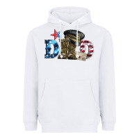 White dad military boots and hat Heavyweight Hoodie - Artiststas