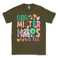 Army Green little mister hops a lot Classic Tee - NancyCooperArtShop