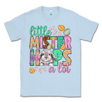 Dusty Blue little mister hops a lot Classic Tee - NancyCooperArtShop