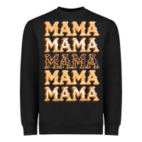 Black fall mama Heavyweight Sweatshirt - BundleAndBundleShop