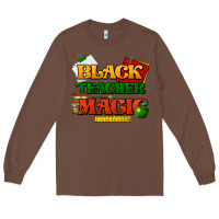 Chestnut Black Teacher magic Long Sleeve Tee - HowdyJamesFarm