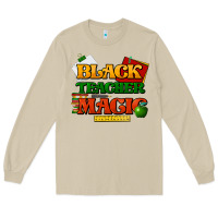 Mushroom Black Teacher magic Long Sleeve Tee - HowdyJamesFarm