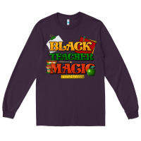 Plum Black Teacher magic Long Sleeve Tee - HowdyJamesFarm