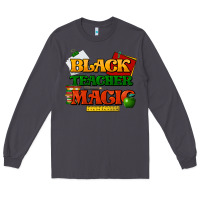 Smoke Black Teacher magic Long Sleeve Tee - HowdyJamesFarm