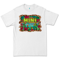 White mini cita serape background Premium Tee - BarkalooDesign