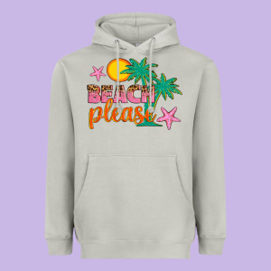 Beach Please Heavyweight Hoodie Designed By Artiststas