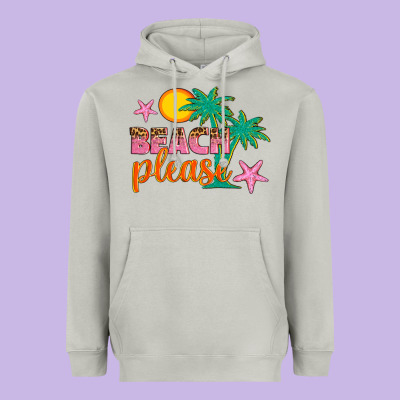 Beach Please Heavyweight Hoodie Designed By Artiststas