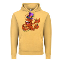 Vintage Mustard mardi gras crawfish Vintage Hoodie - CowGirlArtShop