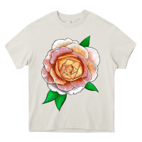 Cream Fun In The Sun Rose Heavy Core Tee - LillyAllenDesigns