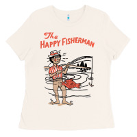 Bone Vintage The Happy Fisherman 2022 Fishing Mens Kids Ladies Tee - minhPixels