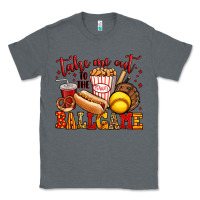 Charcoal Heather take me out to the ball game softball Classic Tee - Jasminsmagicworld