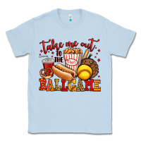 Dusty Blue take me out to the ball game softball Classic Tee - Jasminsmagicworld