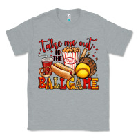 Heather Grey take me out to the ball game softball Classic Tee - Jasminsmagicworld
