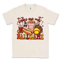 Natural take me out to the ball game softball Classic Tee - Jasminsmagicworld