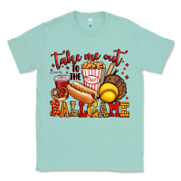 Seafoam take me out to the ball game softball Classic Tee - Jasminsmagicworld