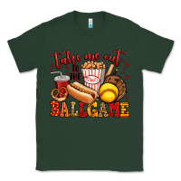 Sports Green take me out to the ball game softball Classic Tee - Jasminsmagicworld