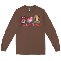 Chestnut peace love cupid Long Sleeve Tee - RanaPortraitStore