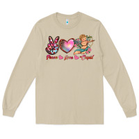 Mushroom peace love cupid Long Sleeve Tee - RanaPortraitStore