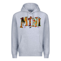 Heather Grey halloween mini Premium Hoodie - BundleAndBundleShop