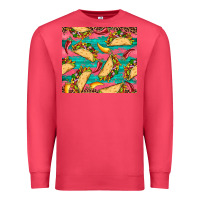 Cardinal mexican taco paper glitter leopard wooden Premium Sweatshirt - Artiststas