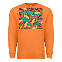 Carrot mexican taco paper glitter leopard wooden Premium Sweatshirt - Artiststas