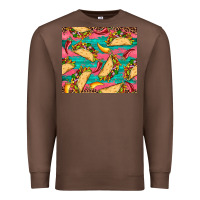 Chestnut mexican taco paper glitter leopard wooden Premium Sweatshirt - Artiststas