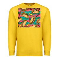 Lemon mexican taco paper glitter leopard wooden Premium Sweatshirt - Artiststas