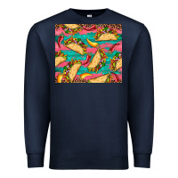 Navy mexican taco paper glitter leopard wooden Premium Sweatshirt - Artiststas