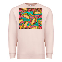 Pale Pink mexican taco paper glitter leopard wooden Premium Sweatshirt - Artiststas