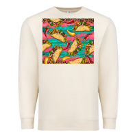 Sandshell mexican taco paper glitter leopard wooden Premium Sweatshirt - Artiststas