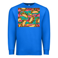 True Royal mexican taco paper glitter leopard wooden Premium Sweatshirt - Artiststas