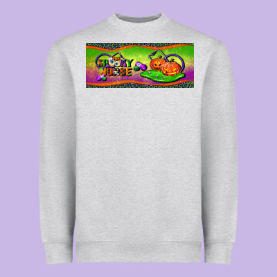 One Spooky Nurse 15 Oz Mug Heavyweight Sweatshirt Designed By Bundleandbundleshop