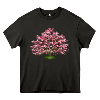 Asphalt Flowering Dogwood Tree Heavy Core Tee - LillyAllenDesigns